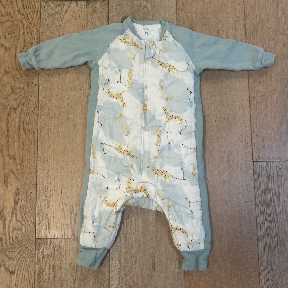 Nest Designs 2.5 Tog Bamboo Cotton Sleep Suit 6-18M